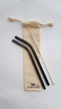 2 Stainless Steel Straws - With Bag and Brush