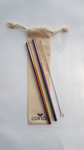 2 Stainless Steel Straws - With Bag and Brush