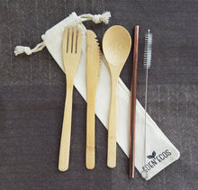 Bamboo Cutlery with Travel Bag