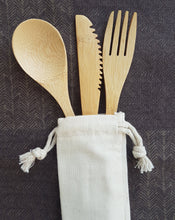 Bamboo Cutlery with Travel Bag