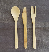 Bamboo Cutlery with Travel Bag