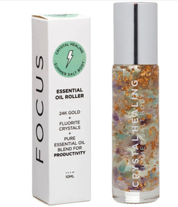 FOCUS Summer Salt Flourite Healing Roller